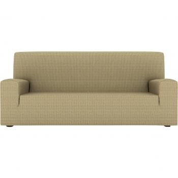 Eiffel Textile Lille Funda sofá 3 plazas, Algodón, Beige, 150 x 195 x 2 cm