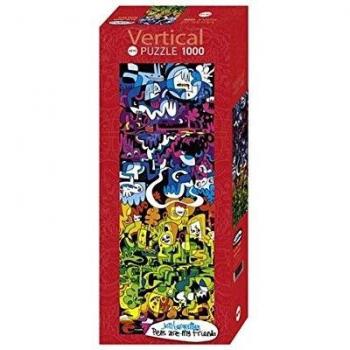 Rompecabezas Heye Doodle World de Jon Burgerman - 1000 piezas