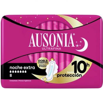 Ausonia Compresas Noche Extra con Alas 9 unidades
