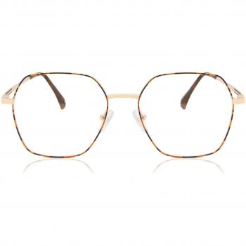 Geometric Montura Completa Metálico Dorados Armazones para Hombre - Gafas Anti-Azules - SmartBuy Collection