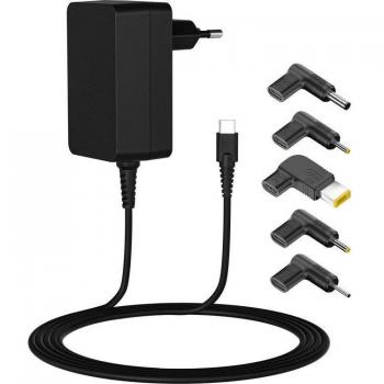 Leotec Cargador Universal USB-C 45W para Portátiles