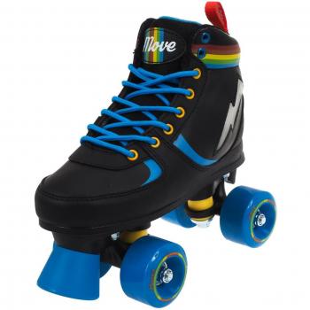 Templar – Quad Rainbow Light LED – patines en línea, negro
