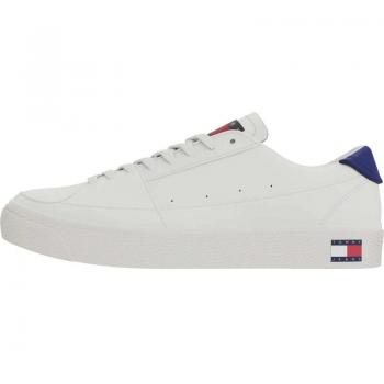 Zapatillas Tommy Hilfiger Tjm Vulcanized Leather para hombre en color blanco