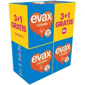 EVAX Cottonlike Super Alas Pack Ahorro 48 unidades