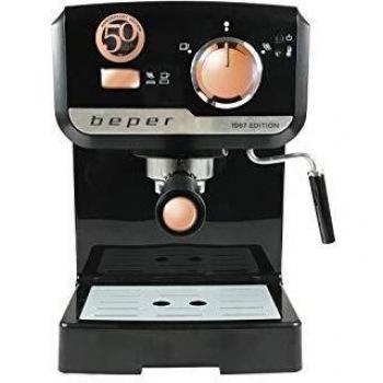 Beper BC.001 Máquina para Espresso 1, 5 Litro 15 Bars, 1140 W, Negro
