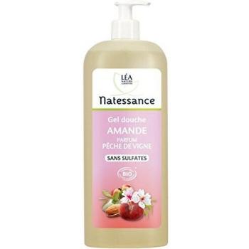 Natessance Organic Almond Shower Gel with Peach Blossom Scent - 1L
