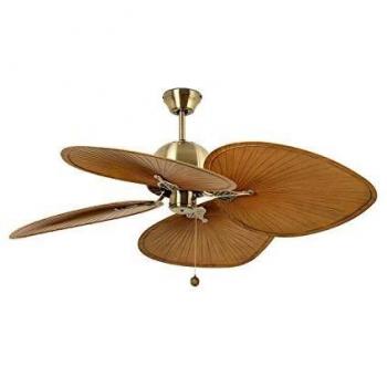 Faro Barcelona 33352B- CUBA Ventilador de techo oro viejo