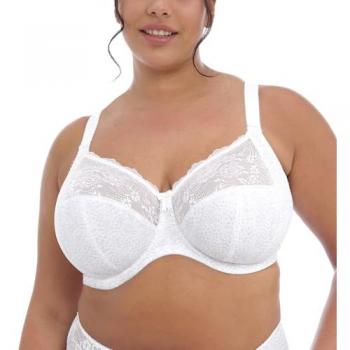 Elomi Cate Full Cup Underwired Bra - White, Size 40JJ