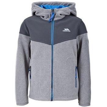 Trespass Bieber - Forro Polar para niño, Bieber, Niños, Color Gris, tamaño Size 7/Size 8
