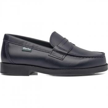 Mocasín de niño Gorila 1502 en piel color azul marino