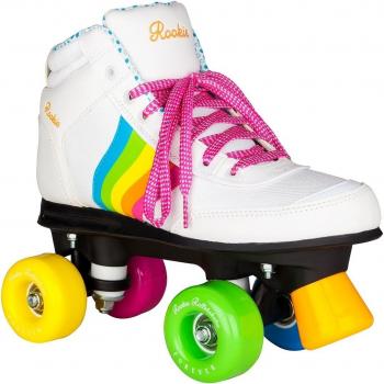 Rookie Forever Rainbow V2 Patines, Mujer, White/Multi, 37