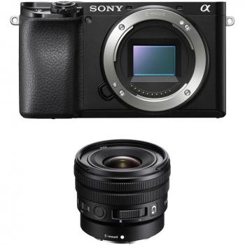 Cámara Híbrida Sony Alpha 6100 Negra + Objetivo 10-20 mm, 24.2 MP, Sensor APS-C, WiFi, Garantía 3 años
