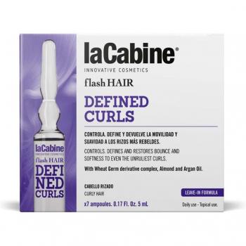 La Cabine Flash Hair Defined Curls Ampoules - 7 x 5ml for Curly Hair