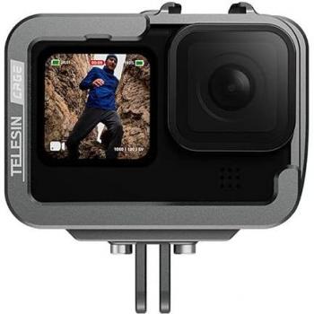 Telesin Aluminum Protective Frame Case for GoPro Hero 12/11/10/9