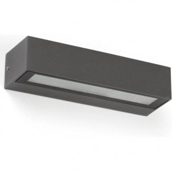 Aplique de pared LED Faro Barcelona 71910 Lako Gris Oscuro