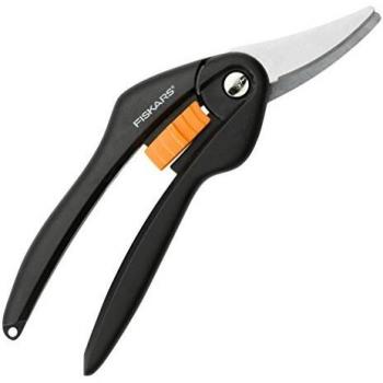 Fiskars Tijeras SingleStep SP27, Longitud: 20,5 cm, Acero , Negro/Naranja, 1000570