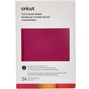 Cricut Transfer Foil Sheets Sampler Papel transfer, 10 x 15 cm, 24 M3