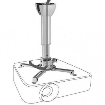 celexon inclinable Soporte de Techo para proyectores Blanco Multicel 4060Pro - 40-60cm de Distancia al