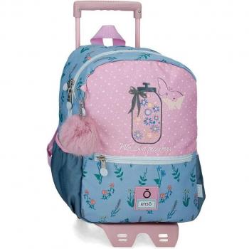Mochila de Paseo Enso We Love Flowers con carro