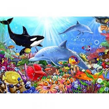 Puzzle Bluebird - Brillante Mundo Submarino de 1500 Piezas