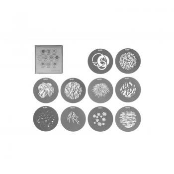 Nanlite Gobo Projection Attachment Set 2 for PJ-BM with 10 Gobos