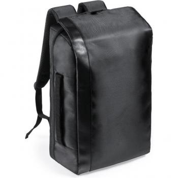 Mochila Portadocumentos Acolchada DAM con Bolsillo Acolchado para Portátil y Tablet, Dimensiones 29x45x16cm, Color Negro
