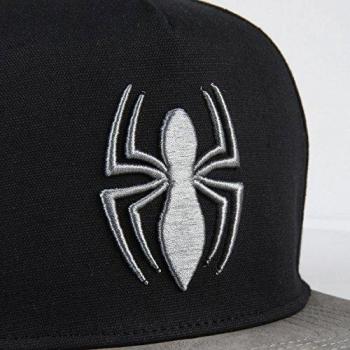 Cerdá Plana Spiderman Gorra de Tenis, Niños, Negro, 52-58 cm