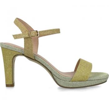 Sandalias de fiesta para mujer Menbur en color oro