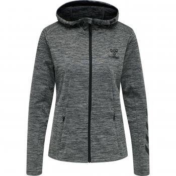 Hummel Selby Zip Hooded Sweatshirt for Women and Men in Gray