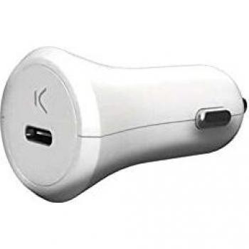 Ksix Cargador Coche USB Tipo C 18W Power Delivery