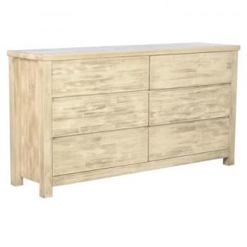 Aparador Natural Home ESPRIT 160 x 42 x 85 cm y Organizadores de Cajones Multicolor para Cocina y Despensa
