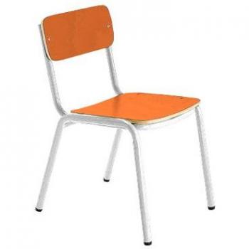 Tagar 210683303 Silla, Madera, Naranja, 60x120x60 cm