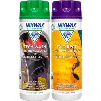 Nikwax Twin Pack Tech Wash and TX.Direct - 300ml - One Size