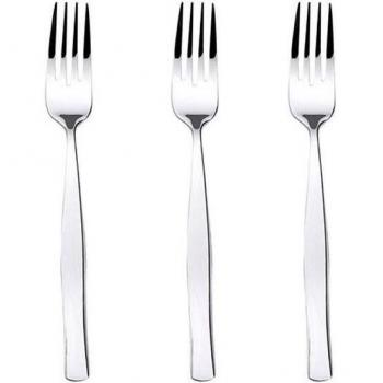 Set de 3 tenedores de acero inoxidable Bergner