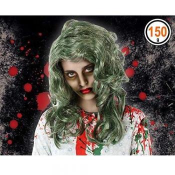 ATOSA peluca halloween bruja gris ondulado