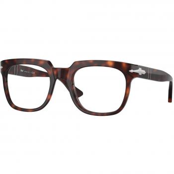 Persol PO3325V 24 Men's Eyeglasses Tortoiseshell Size 52 - Frame Only - Blue Light Block Available