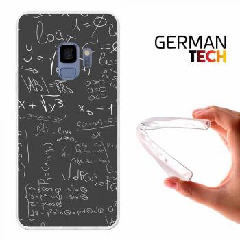 Funda Gel para Samsung Galaxy S9, Carcasa TPU Flexible fabricada con la mejor Silicona, protege y se adapta a la perfección a tu Smartphone y con nuestro exclusivo diseño German Tech® - Fórmulas Matemáticas.