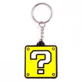 Llavero de Goma Nintendo Super Mario - Bloque 5cm