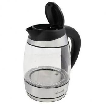 Hervidor Łucznik WK-2020 Negro Vidrio Acero Inoxidable Plástico 2200 W 1,8 L