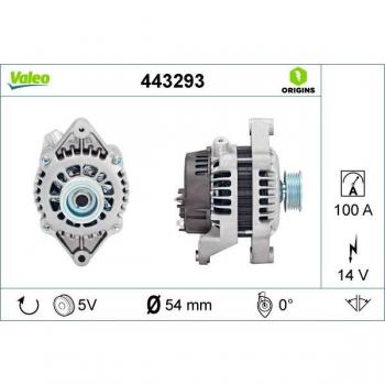 Alternador VALEO 443293 de alta eficiencia