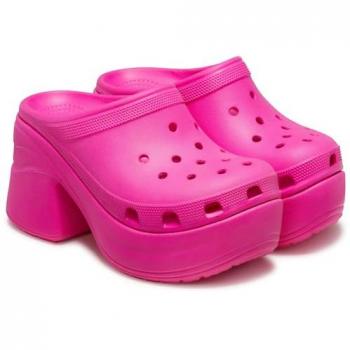 Crocs Siren Women's Pink Clogs Sandals Size EU 37-38