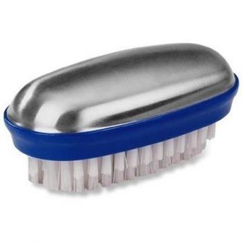 Fackelmann Cepillo Quita Olores, Acero inoxidable, azul, blanco e inox, 8.5x5cm, 1 ud