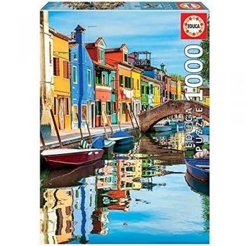 Educa Burano. Puzzle de 1000 Piezas. Ref. 19023, Multicolor