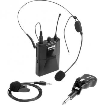 Gemini GMU-HSL100 UHF Wireless Headset/Lavalier Microphone System