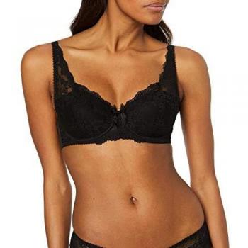 Pour Moi Flora Lightly Padded Underwired Bra Black