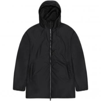 Rains Lohja Long Insulated Jacket - Black - Female - Large