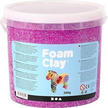 Foam Clay® Masilla de Secado al Aire con Microbolas de Poliestireno - Color Neon Lila - 560 g