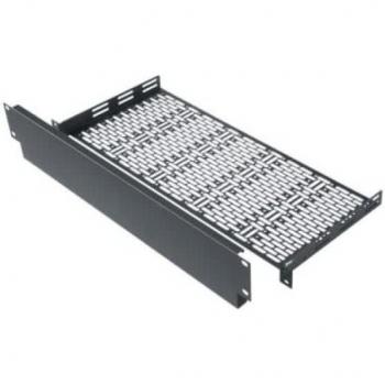 Middle Atlantic UFA-8-F2 Black Rack Accessory Shelf for Server Cabinets
