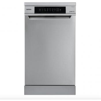 Lavavajillas Winia WVW10A15SI de 45 cm, capacidad para 10 cubiertos, eficiencia energética E, color inoxidable