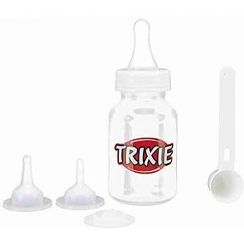 Set de Biberones para Cachorros Trixie 120 ml taupe/transparente